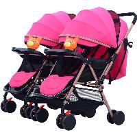 Popular Multi-function Foldable Shanghai Baby Carriage Trolley Twin Stroller Tandem Stroller (SF-S6603)